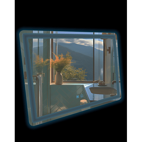 Espejo Led Rectangular Touch con Antiempañante Joytek 90x70 cm LD140B 4