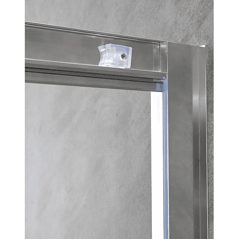 Shower Door Elegant Joytek Líneas Curvas con Receptáculo 90x90 cm 3