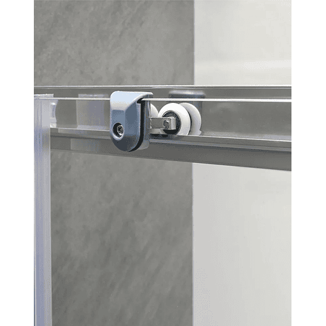 Shower Door Elegant Joytek Líneas Curvas con Receptáculo 90x90 cm 4