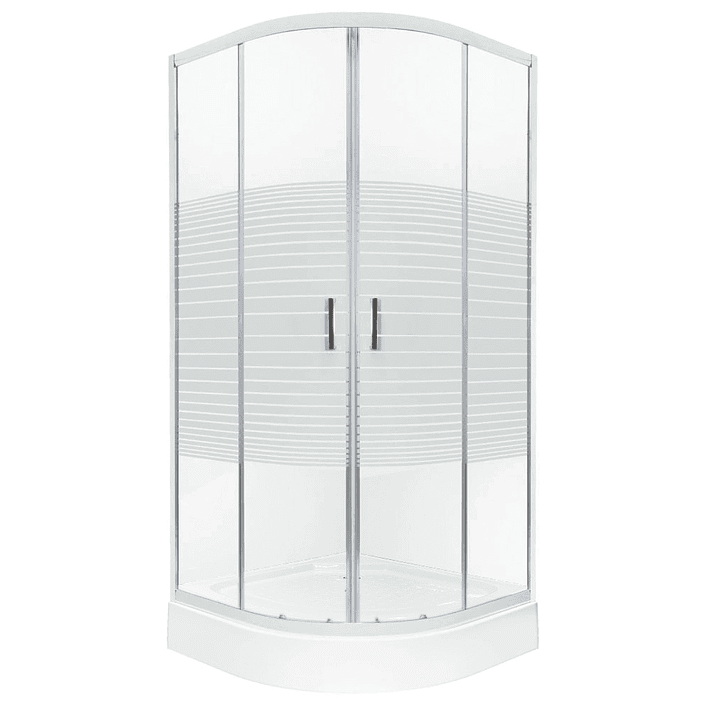 Shower Door Curvo Elegant Joytek Líneas Rectas con Receptáculo 90x90 cm 3