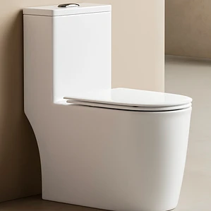 WC One Piece Design 2045 Joytek Descarga a Piso 30 cm Blanco 