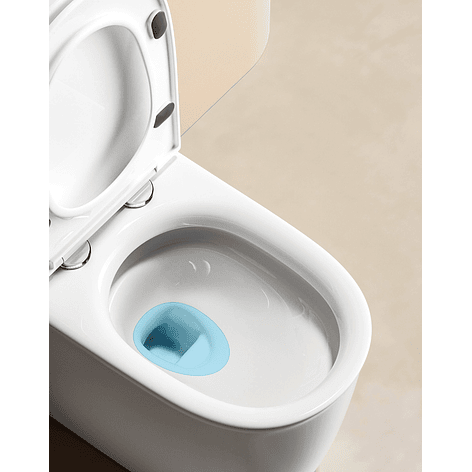 WC One Piece Design 2045 Joytek Descarga a Piso 30 cm Blanco  5