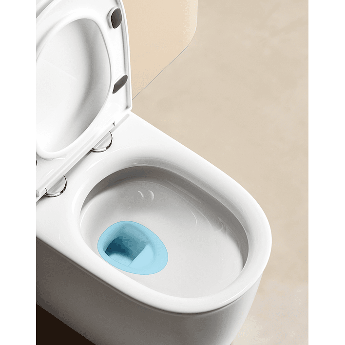 WC One Piece Design 2045 Joytek Descarga a Piso 30 cm Blanco  5