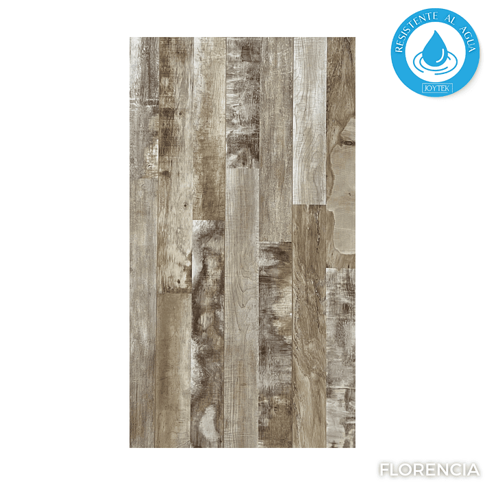 Piso Flotante Biselado 8 mm Florencia 121x19 cm / 1,92 m2 (1 Caja 8 Uni) 1