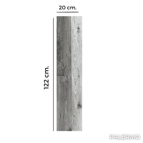 Piso Flotante Biselado 8 mm Palermo 121x19 cm / 1,92 m2 (1 Caja 8 Uni) 3