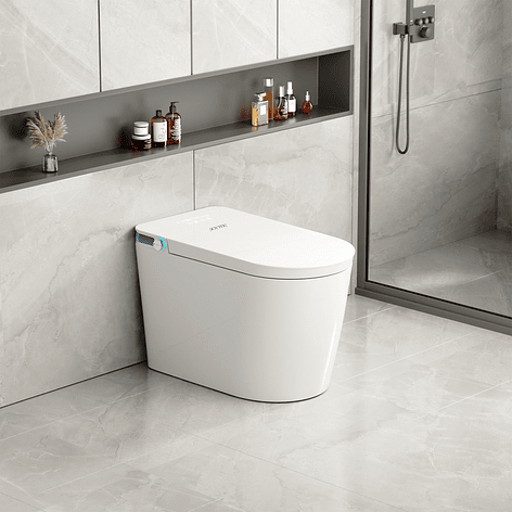 WC Inodoro Inteligente Joytek Apertura/Cierre Manual - Descarga a Piso 30 cm 2