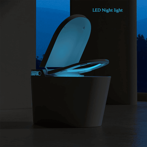 WC Inodoro Inteligente Joytek Apertura/Cierre Manual - Descarga a Piso 30 cm 7