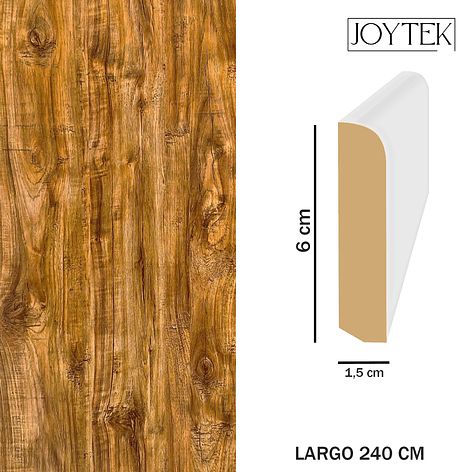 Guardapolvos MDF JOYTEK Caoba 240 cm 1