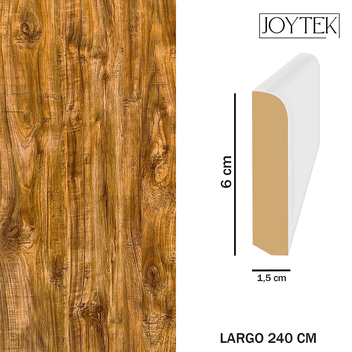 Guardapolvos MDF JOYTEK Caoba 240 cm 1