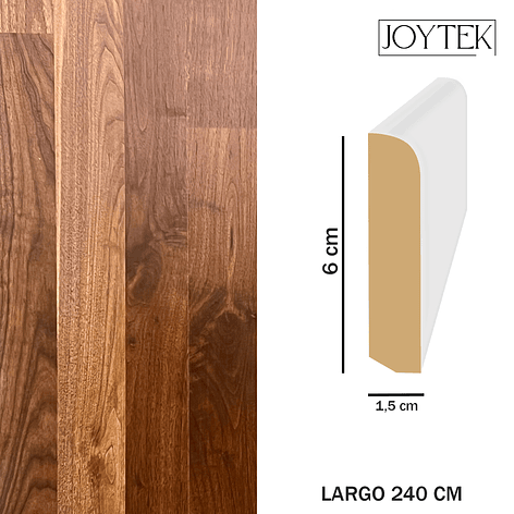 Guardapolvos MDF JOYTEK Amaretto 240 cm Alto 6 cm 1