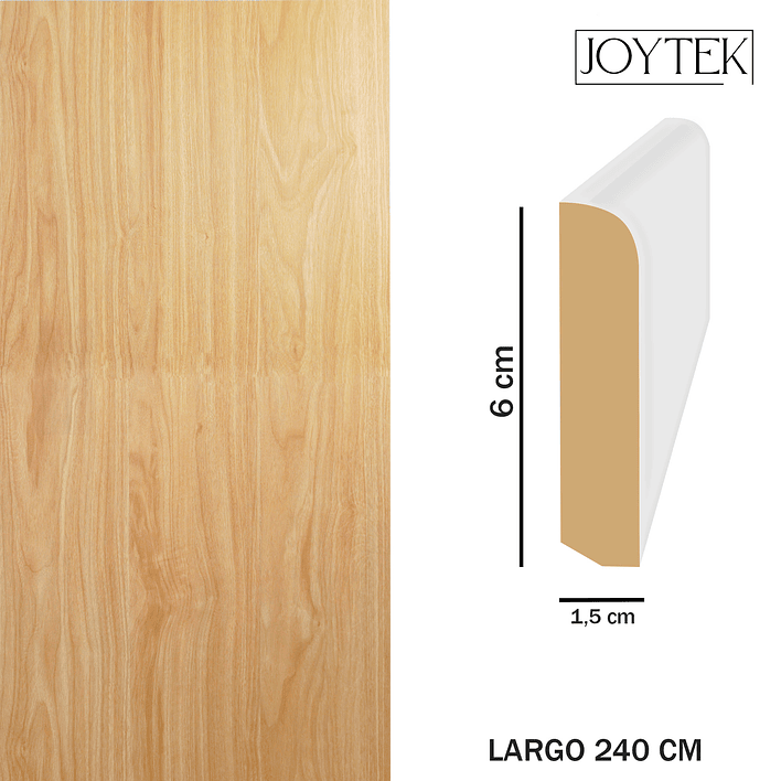 Guardapolvos MDF JOYTEK Arce Natural 240 cm 1