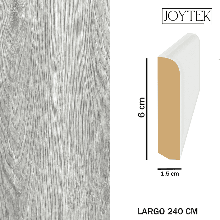 Guardapolvos MDF JOYTEK Silver 240 cm 1