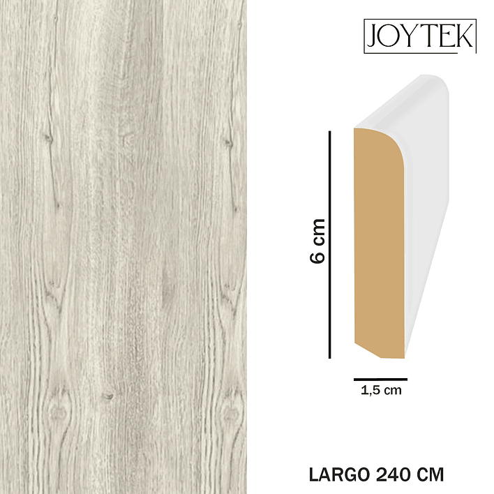 Guardapolvos MDF JOYTEK Encino Grey 240 cm 1