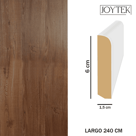 Guardapolvos MDF JOYTEK Castaño 240 cm 1