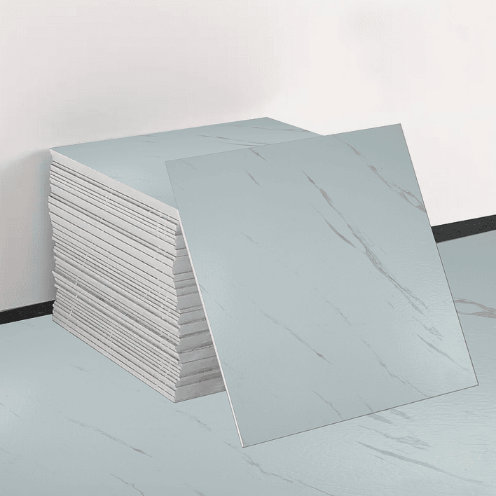 Piso Vinílico Autoadhesivo Blanco Ice (1 Unidad de 60x60 cm - 1.5 mm) 1