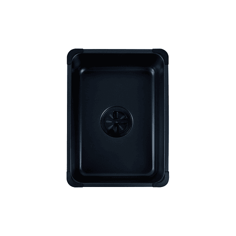 Lavaplatos Americano Premium con Monomando y Cascada Joytek Negro 80x45x22 cm 12