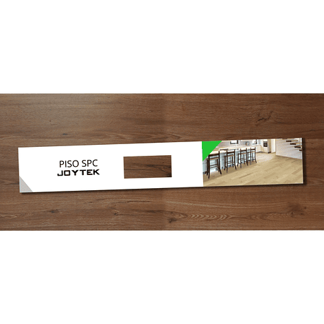 SPC PISO VINILICO 5mm 18,3x123 cm CASTAÑO / 2,25 m2 (1 Caja 10 Uni) 3