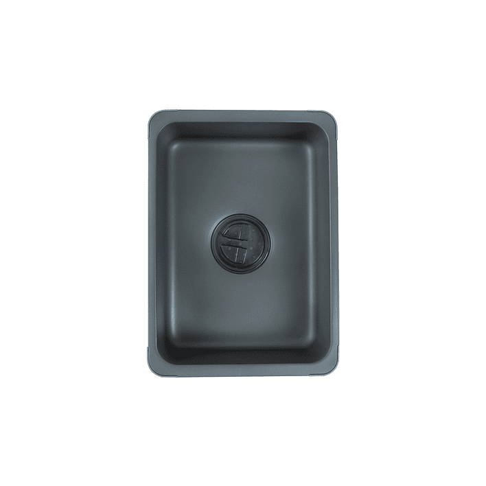 Lavaplatos Americano Premium con Monomando y Cascada Joytek Gris 75x45x22 cm 10