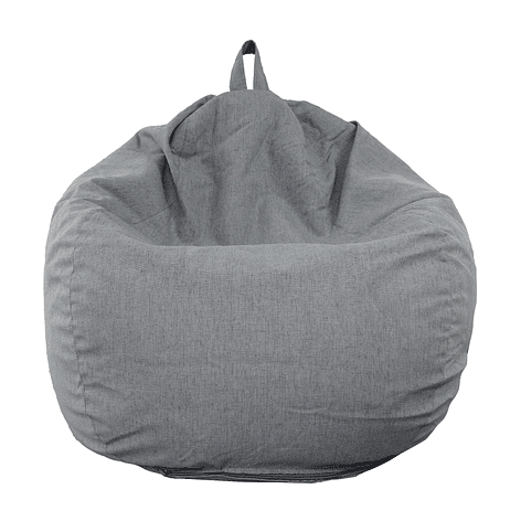 Puff Pera de Lino talla XL Joytek / 120x80cm GRIS OSCURO 4