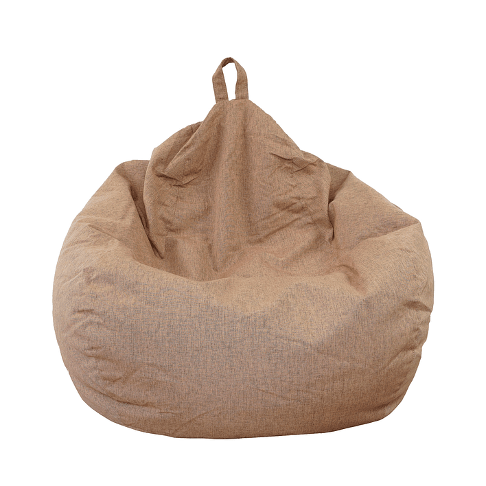 Puff Pera de Lino talla XL Joytek / 120x80cm Marrón 4