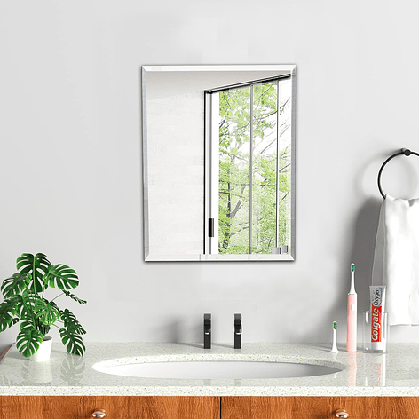 Espejo Rectangular Puntas Rectas Joytek 60x45 cm L1009A 1