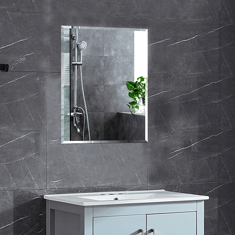 Espejo Rectangular Puntas Rectas Joytek 60x45 cm L1009A 4