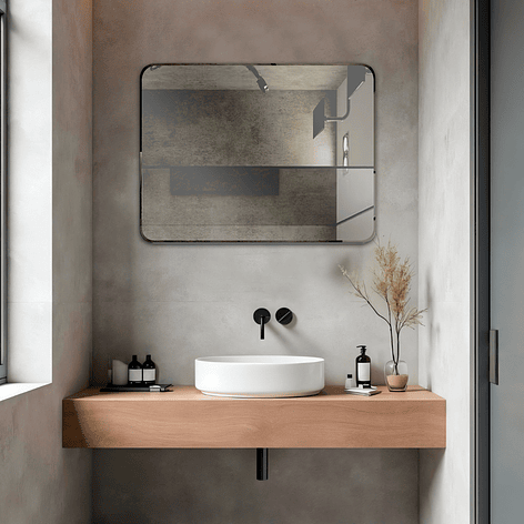 Espejo simple punta curva Joytek R1009A / 60 x 45 cm 3