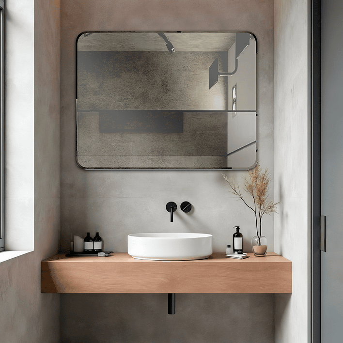 Espejo simple punta curva Joytek R1009D / 100 x 75 cm 3