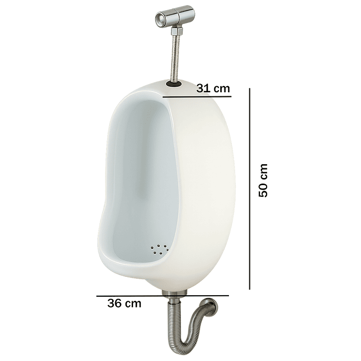 Urinario Joytek Modern 025 Instalación a muro 50 × 36 × 31 cm 7