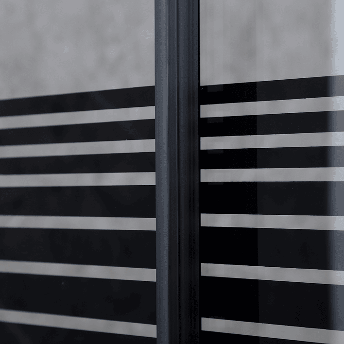 Shower Rectangular Strava Negro 120x80x198cm (Incluye Receptáculo) 9