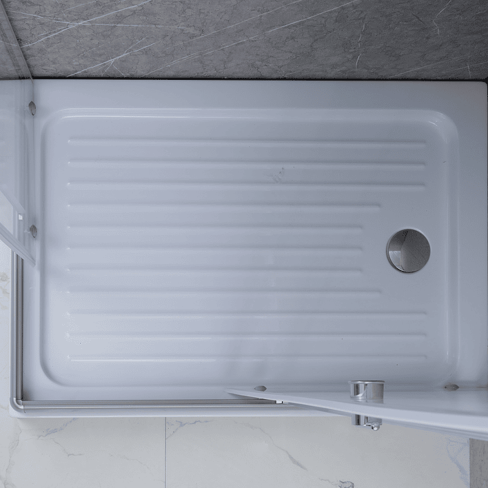 Shower Rectangular Strava Blanco 100x70x198cm (Incluye Receptáculo) 10