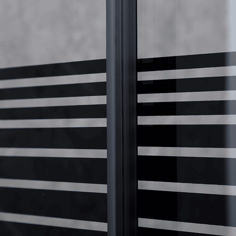 Shower Rectangular Strava Negro 100x70x198cm (Incluye Receptáculo) 11