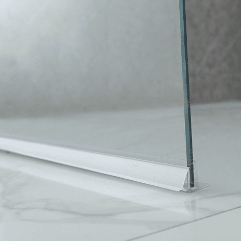 Mampara Abatible para Tina Curva 90x140 Transparente 5mm 5