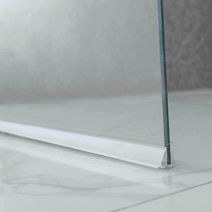Mampara Abatible para Tina Curva 90x140 Transparente 5mm 5