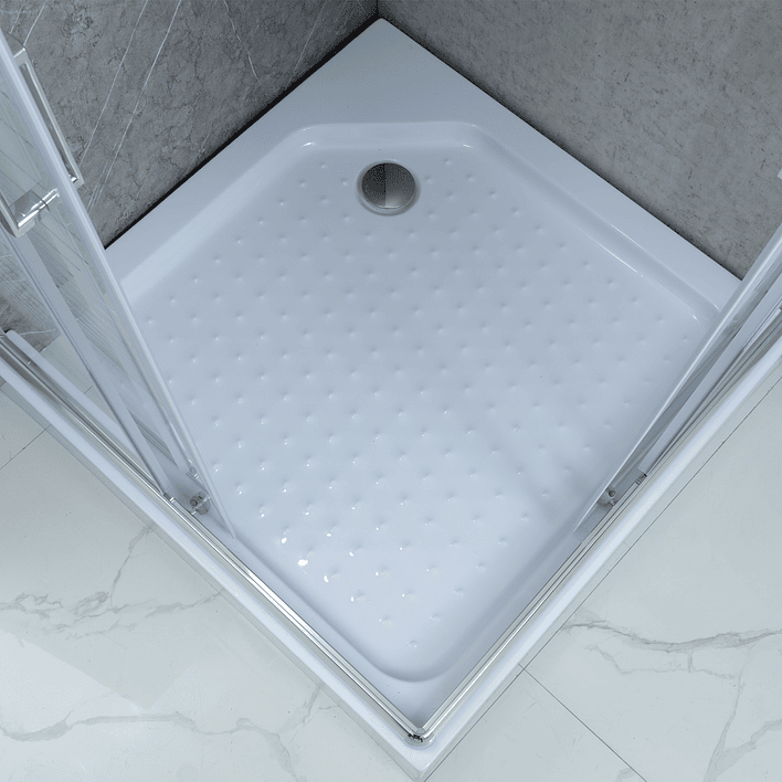 Shower Door Joytek Recto Strava Blanco 80x80x198cm (Incluye Receptáculo) 3