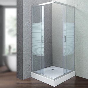 Shower Door Joytek Recto Strava Blanco 90x90x198cm (Incluye Receptáculo)