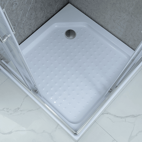 Shower Door Joytek Recto Strava Blanco 90x90x198cm (Incluye Receptáculo) 3