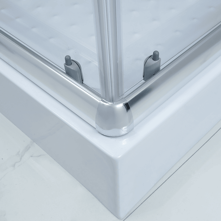 Shower Door Joytek Recto Strava Blanco 90x90x198cm (Incluye Receptáculo) 5