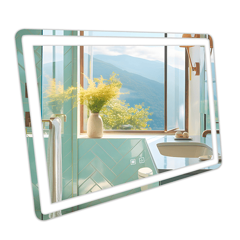 Espejo Led Rectangular Touch con Antiempañante Joytek 120x80 cm LD12080 2