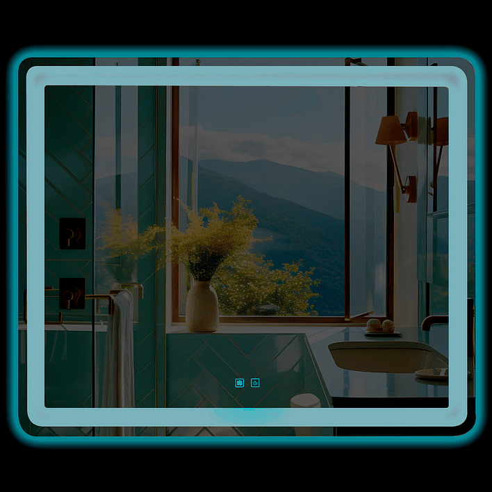 Espejo Led Rectangular Touch con Antiempañante Joytek 100x75 cm LD10075 2