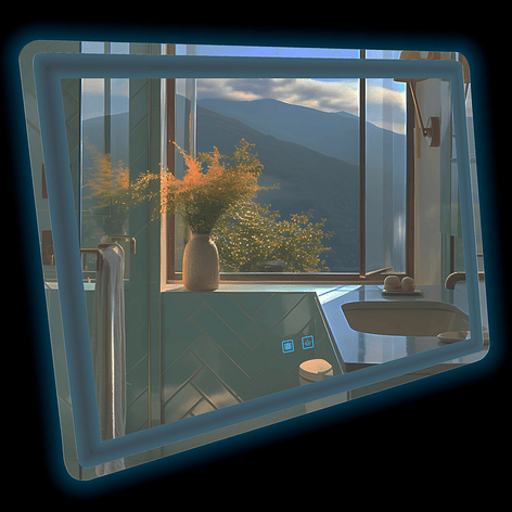 Espejo Led Rectangular Touch con Antiempañante Joytek 100x75 cm LD10075 4