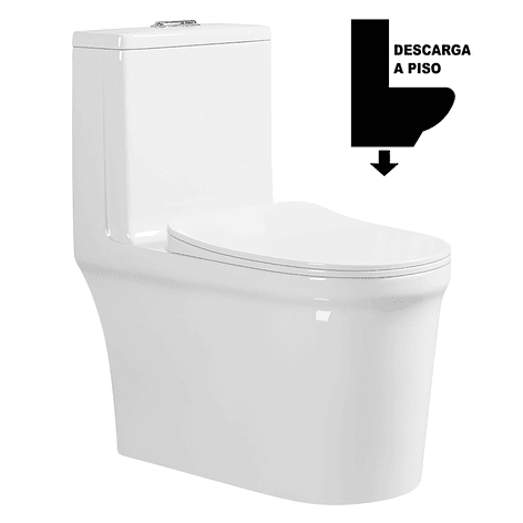 WC One Piece Premier 2051 Joytek Descarga a Piso 30 cm Blanco 1