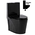 WC One Piece Joytek 2007 Negro Descarga a Piso 30 cm