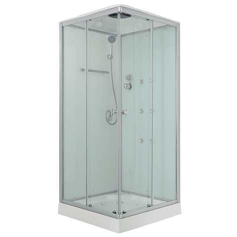 Cabina de Ducha Recta 90x90x215 cm 5mm 2