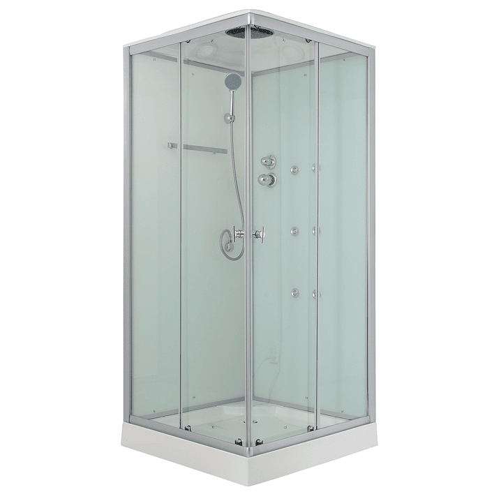 Cabina de Ducha Recta 90x90x215 cm 5mm 2