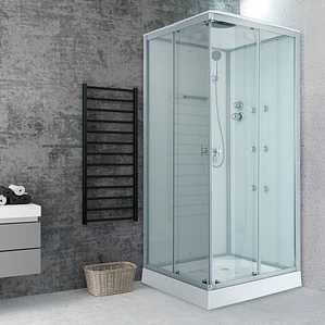 Cabina de Ducha Recta 90x90x215 cm 5mm