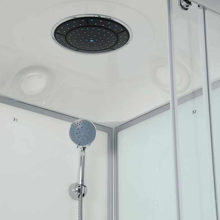 Cabina de Ducha Recta 90x90x215 cm 5mm 5