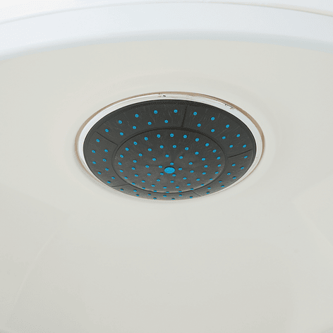 Cabina de Ducha Curva con Diseño 90x90x215 cm 5mm 5