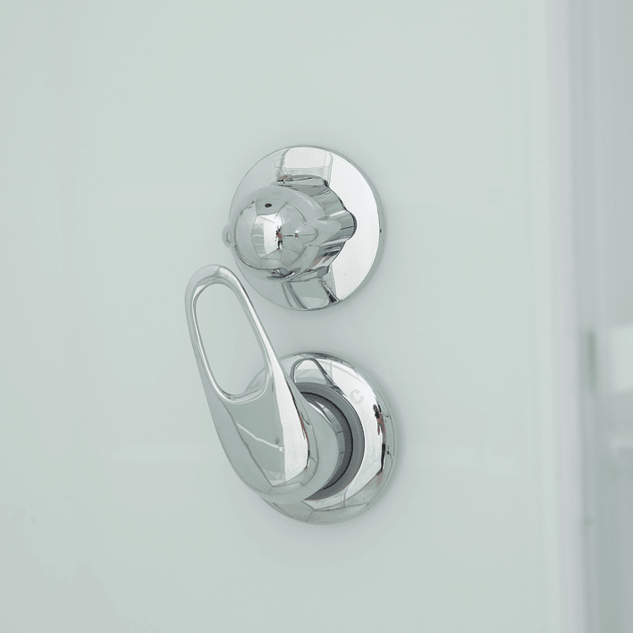 Cabina de Ducha Curva con Diseño 90x90x215 cm 5mm 8