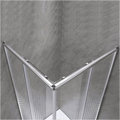 Shower Door Elegant Joytek Líneas Rectas con Receptáculo  90x90 cm 5